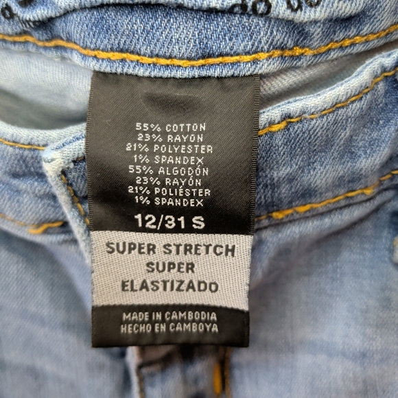 Massimo Light Blue Skinny Stretch Jeans - Picture 4 of 4